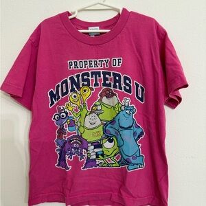 Monsters U Kids Fuchsia Graphic Tee